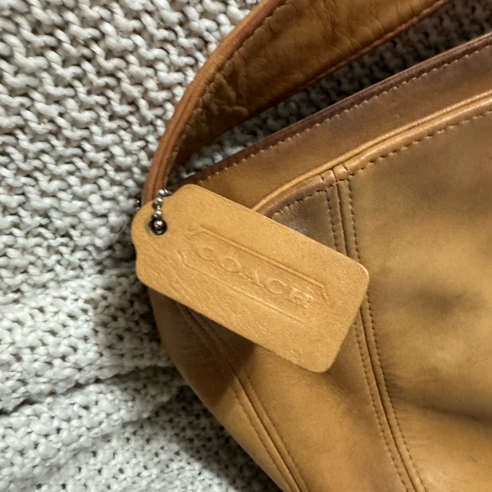 Coach Vintage Womens Handbag Brown Leather Shoulder Bag - Picture 10 of 12